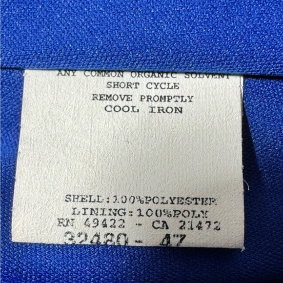 Jessica Mcclintock for Gunne Sax Blue Pleated Bubble Mini Dress Size 5 - Picture 9 of 10